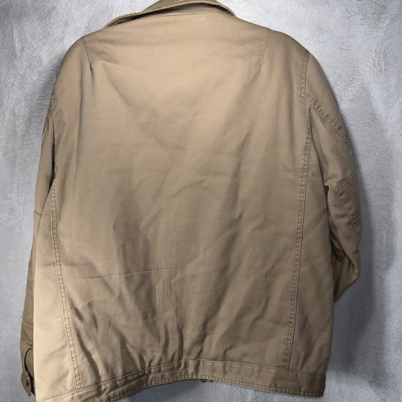 Prague Men's Utility Bomber Jacket  100% Cotton Lined Workwear - Picture 6 of 13